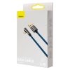 Baseus Legend 90 fokban döntött USB - Lightning kábel 2.4A 2m kék CACS000103