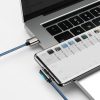 Baseus Legend 90 fokban döntött USB - USB Type-C kábel QC3.0 66W 1m kék (CACS000403)