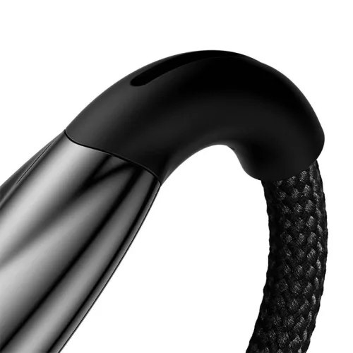 Baseus CADH000801 Glimmer Series USB-C apa - USB-C apa Adat és töltőkábel - Fekete (2m)