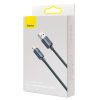 Baseus CAJY000101 Crystal iPhone adat/töltőkábel 2,4A 2m - Fekete