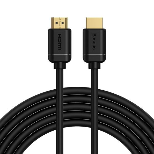 Baseus HDMI 2.0 kábel 4K 30 Hz 3D HDR 18 Gbit 5 m fekete (CAKGQ-D01)