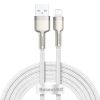 Baseus Cafule USB / Lightning kábel 2.4A 2m, fekete (CALJK-B02)