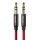 Baseus Yiven audio kábel mini jack 3,5 mm AUX 1m, piros (CAM30-B91)