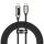 Baseus USB Type C - Lightning kábel 20W PD kijelzővel 2m fekete (CATLSK-A01)