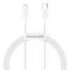 Baseus Type-C - Lightning Superior Series Gyors töltés, Adatkábel, PD 20W 1m