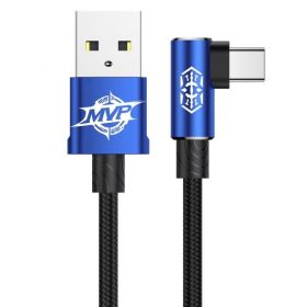  Baseus CATMVP-A03 kábel USB 2.0 M - CM típusú USB, 1 m, 2A, kék szín
