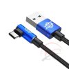 Baseus CATMVP-A03 kábel USB 2.0 M - CM típusú USB, 1 m, 2A, kék szín