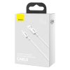 Baseus CATYS-A02 tartós kábel USB/USB-C 6A, 2m, fehér