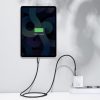 Baseus Compact gyorstöltő USB Type C / 2x USB 30W 3A ,PD, QC, fehér, (CCXJ-E02)