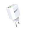 BWOO hálózati töltő CDA60 2x USB 2,4A fehér