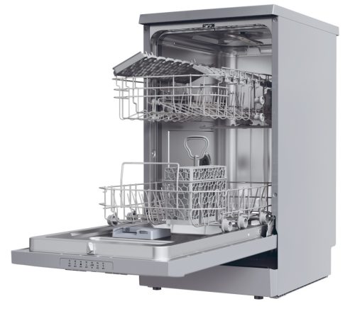 Candy CDPH 2D1047S mosogatógép, keskeny, 10 teríték, ezüst