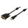 Logilink HDMI-kábel, A/M-DVI/M, 1080p, 2x ferrit, 5 m