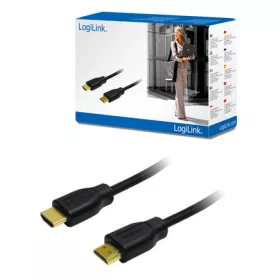 LogiLink HDMI Kábel 1.4, 2x HDMI apa, fekete, 5m (CH0039)