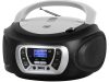 Trevi CMP 510 DAB Hordozható Sztereó Boombox CD-lejátszó, DAB/DAB+, FM rádióval, AUX és USB bemenettel, fekete szín