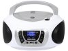 Trevi CMP 510 DAB Hordozható Sztereó Boombox CD-lejátszó, DAB/DAB+, FM rádióval, AUX és USB bemenettel, fehér szín
