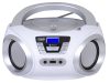 Trevi CMP 544 BT Hordozható Boombox, Bluetooth-tal, FM rádióval, USB és AUX bemenettel fehér színben