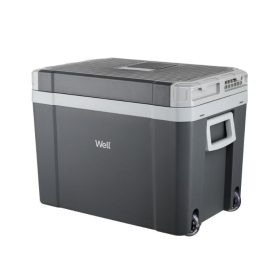   Well COOLBOX-DV4003-WL AC/DC Szivargyújtós autós, elektromos hűtőláda 12V/230V 40L-es húzható gurulós