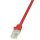 LogiLink Patch kábel Econline, Cat.6, U/UTP, piros, 0,5 m