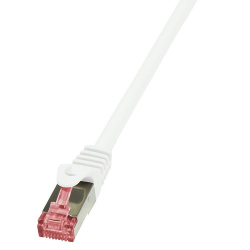 LogiLink Patch kábel PrimeLine, Cat.6, S/FTP, fehér, 0,25 m