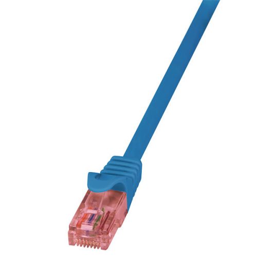 LogiLink Patch kábel PrimeLine, Cat.6, U/UTP, kék, 0,25 m