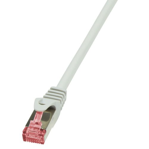 LogiLink Patch kábel PrimeLine, Cat.6, S/FTP, szürke, 0,5 m