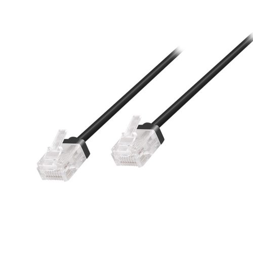 Logilink Cat.6A Slim High-Flex patch kábel fekete 2,00 m