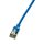 Logilink Patch kábel SlimLine, Ultraflex, Cat.6A, U/FTP, kék, 5 m