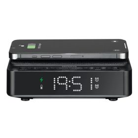   Aiwa CR-30/BK Az ébresztőóra rádió és vezeték nélküli töltő tökéletes kombinációja!