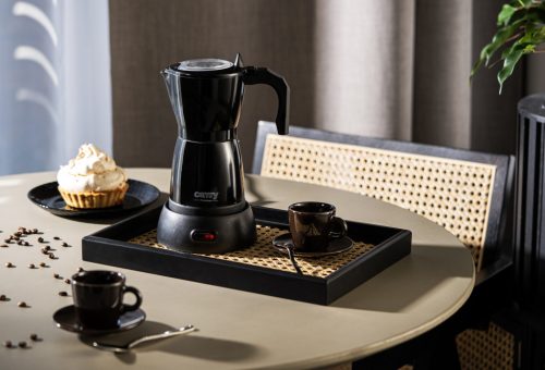 Camry CR 4415B elektromos kotyogó, presszókávéfőző fekete