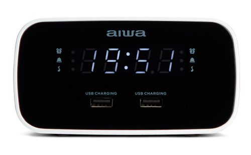Aiwa CRU-19BK Ébresztőórás Rádió – Stílus és Funkcionalitás a Kényelmes Reggelért, fekete színben