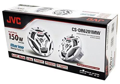 JVC CS-DR6201MW 16cm-es 2 utas koax hangszóró hajós vagy vizálló használatra