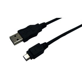 LogiLink USB Kábel, USB 2.0, AM - Mini 5PM, 1,8m (CU0014)