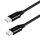 Logilink USB 2.0 kábel, USB-C/M - USB-C/M, szövet, fém, 0.3 m