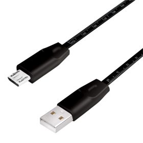   Logilink USB 2.0 kábel, USB-A/M - Micro-USB/M, metrikus lenyomat, 1 m (CU0158)