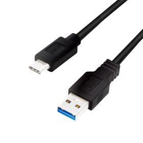   Logilink USB 3.2 Gen1 Type-C kábel, C/M-USB-A/M, fekete, 0,5 m (CU0167)