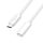 Logilink USB 2.0 Type-C kábel, C/M-USB-C/F, PD, fehér, 2 m