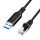 Logilink USB 3.0 Ethernet kábel, A/M-RJ45/M, 1 Gbps, aktív, fekete/szürke, 3 m