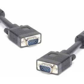   LogiLink VGA kábel, HD15/M - HD15/M, 1080p, 2x ferrit, szürke, 1,8 m (CV0034)