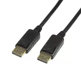   LogiLink DisplayPort kábel, DP/M DP/M, 4K/60 Hz, fekete, 7,5 m (CV0076)
