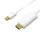 Logilink DisplayPort kábel, mDP/M-HDMI-A/M, 4K/30 Hz, fehér, 2 m (CV0123)