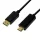 Logilink DisplayPort kábel, DP/M-HDMI-A/M, 4K/30 Hz, fekete, 1 m (CV0126)