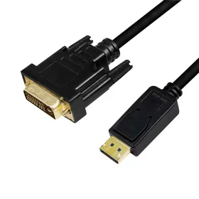   Logilink DisplayPort kábel, DP/M   DVI/M, 1080p, fekete, 2 m (CV0131)
