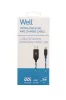 Well Cable USB/UUSB 1BK01 WL micro-USB kábel 2.1A, 1m
