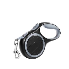 DA00859 Póráz - 8 m - fekete / szürke