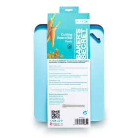   Baker's Secret DA00986 Baker's Secret - 4 darabos vágódeszka szett - 38 x 29 cm