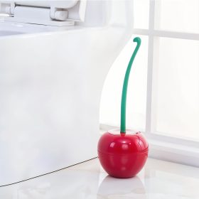 DA01112 Cseresznye alakú WC kefe tartóval - piros