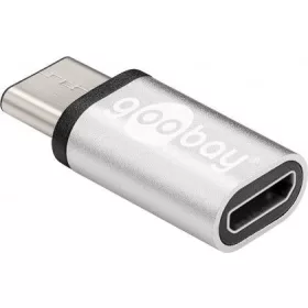 Goobay 56636 USB-C  - USB 2.0 Micro-B adapter, ezüst