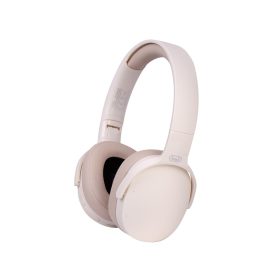   Trevi DJ 12E45 BT CREAM Digitális sztereó Bluetooth DJ fejhallgató, beépített médialejátszóval és FM rádióval