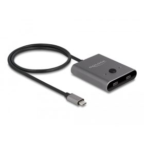   Delock USB 10 Gbps USB Type-C  kapcsoló 2 az 1-ben Kétirányú 8K (DL-11500)