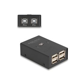 Delock USB 2.0 kapcsoló 2 PC - 4 eszköz (DL-11505)